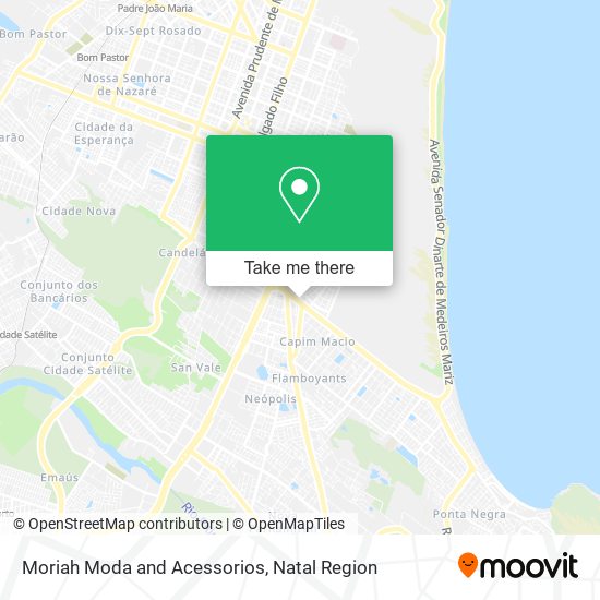 Moriah Moda and Acessorios map