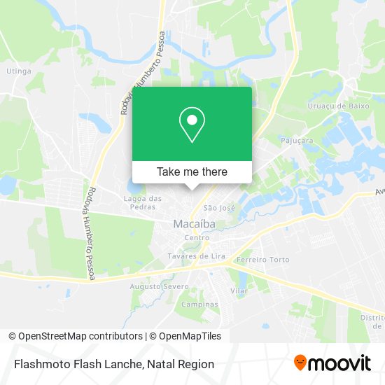 Flashmoto Flash Lanche map