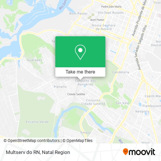 Multserv do RN map