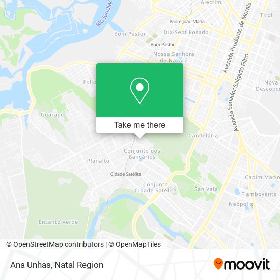 Ana Unhas map