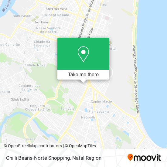 Mapa Chilli Beans-Norte Shopping