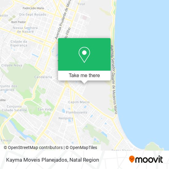 Kayma Moveis Planejados map