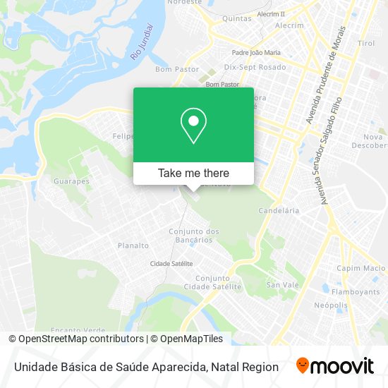 Unidade Básica de Saúde Aparecida map