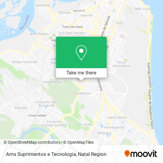 Ams Suprimentos e Tecnologia map