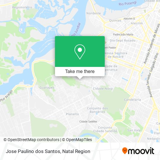 Jose Paulino dos Santos map