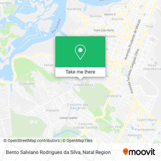 Bento Salviano Rodrigues da Silva map