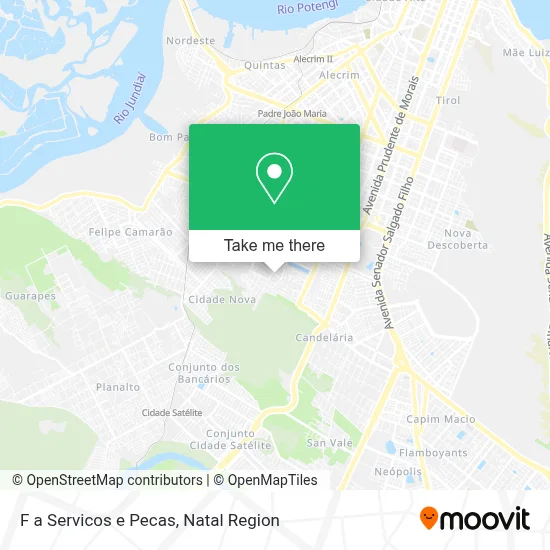 F a Servicos e Pecas map