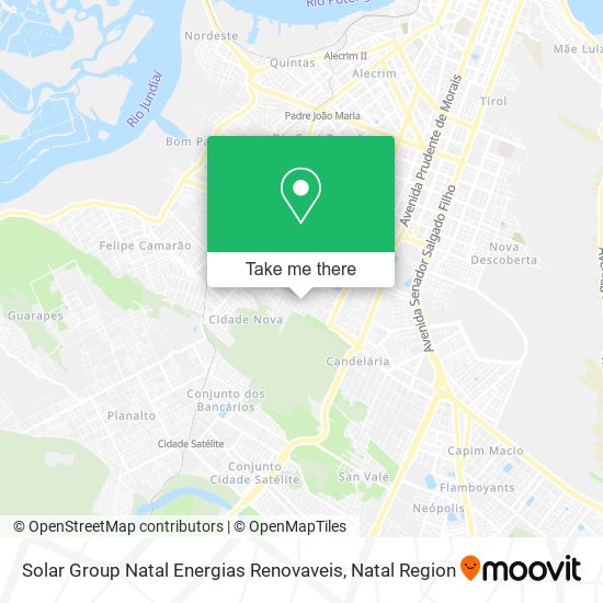 Solar Group Natal Energias Renovaveis map