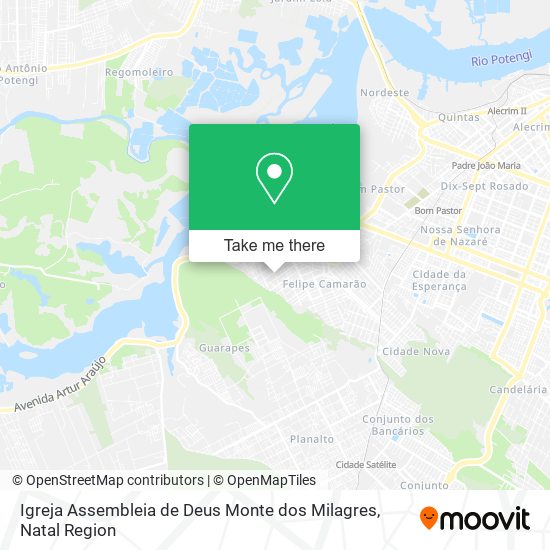 Igreja Assembleia de Deus Monte dos Milagres map