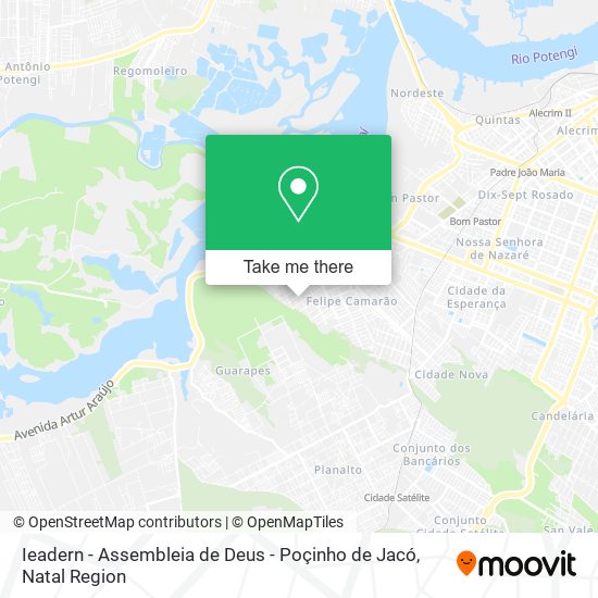 Ieadern - Assembleia de Deus - Poçinho de Jacó map
