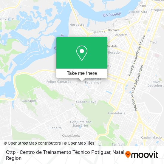 Cttp - Centro de Treinamento Técnico Potiguar map