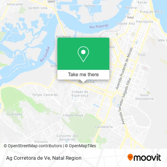 Ag Corretora de Ve map