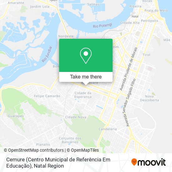 Cemure (Centro Municipal de Referência Em Educação) map