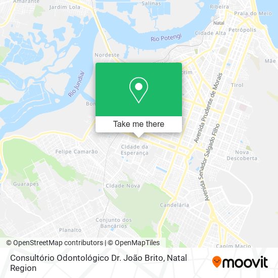 Mapa Consultório Odontológico Dr. João Brito