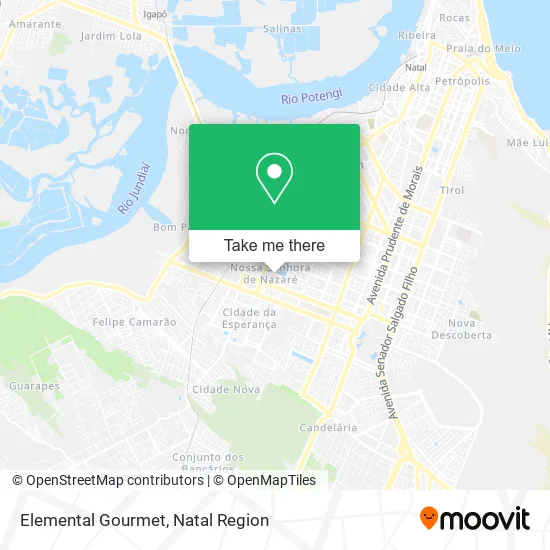 Elemental Gourmet map