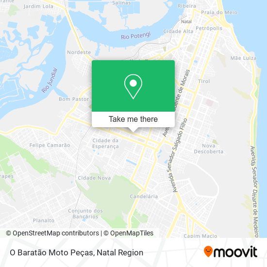 O Baratão Moto Peças map