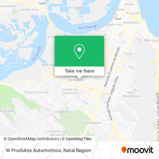 W Produtos Automotivos map