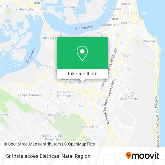 Sr Instalacoes Eletricas map