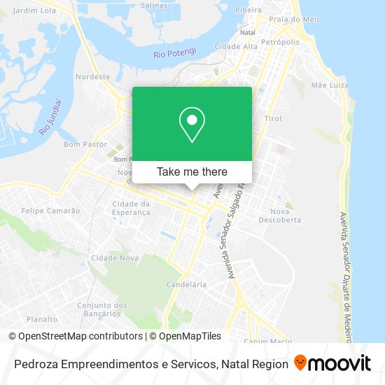 Mapa Pedroza Empreendimentos e Servicos