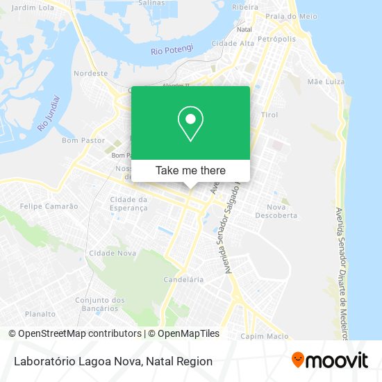 Laboratório Lagoa Nova map