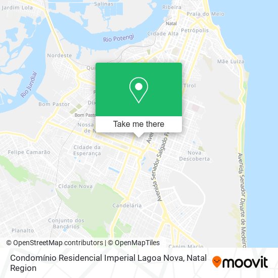 Condomínio Residencial Imperial Lagoa Nova map