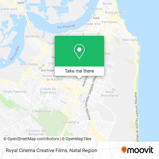 Mapa Royal Cinema Creative Films