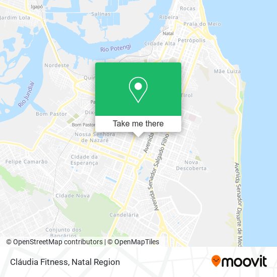 Cláudia Fitness map