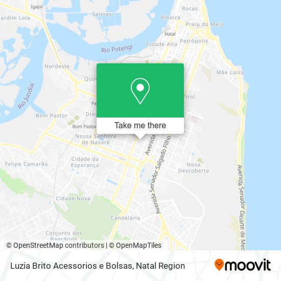 Luzia Brito Acessorios e Bolsas map