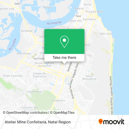 Atelier Mine Confeitaria map
