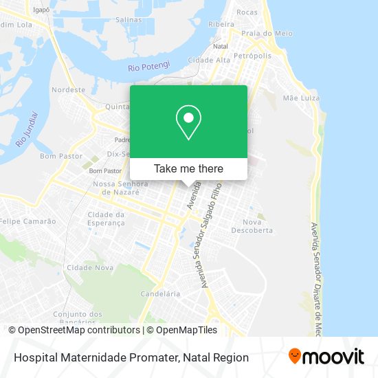 Mapa Hospital Maternidade Promater