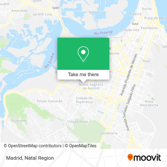 Madrid map