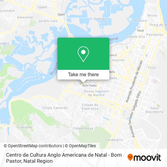 Centro de Cultura Anglo Americana de Natal - Bom Pastor map