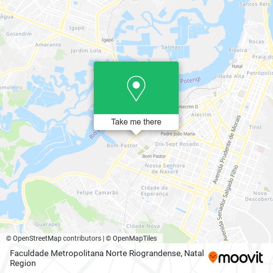 Faculdade Metropolitana Norte Riograndense map