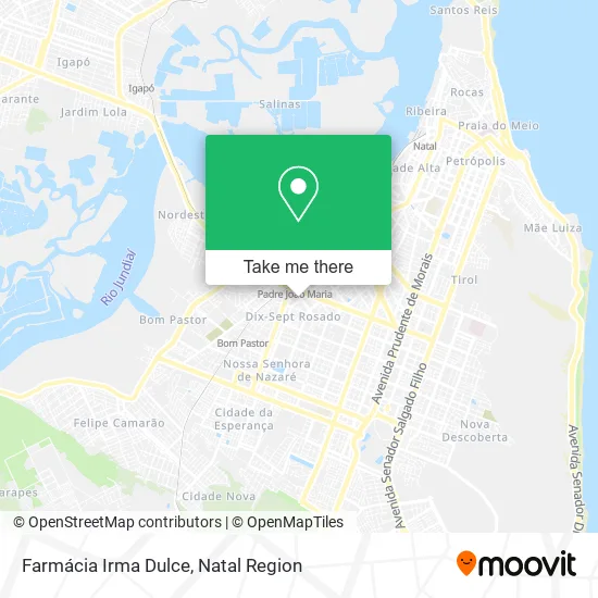 Farmácia Irma Dulce map