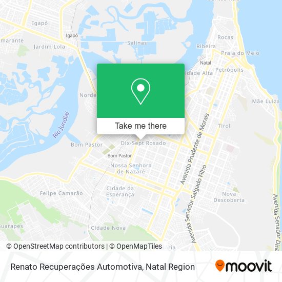 Mapa Renato Recuperações Automotiva