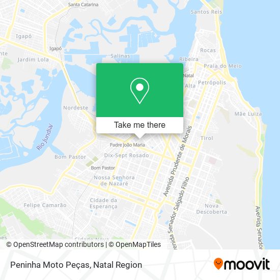 Peninha Moto Peças map