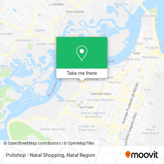 Polishop - Natal Shopping map