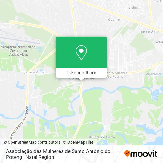 Associação das Mulheres de Santo Antônio do Potengi map