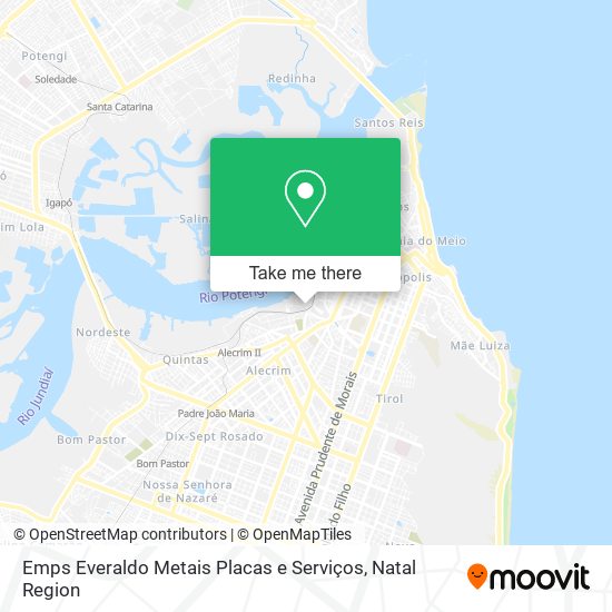 Emps Everaldo Metais Placas e Serviços map