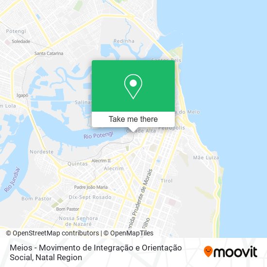 Meios - Movimento de Integração e Orientação Social map
