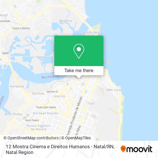 12 Mostra Cinema e Direitos Humanos - Natal / RN map