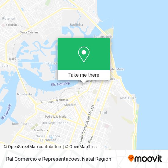 Ral Comercio e Representacoes map