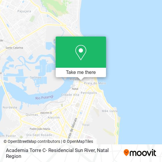 Mapa Academia Torre C- Residencial Sun River