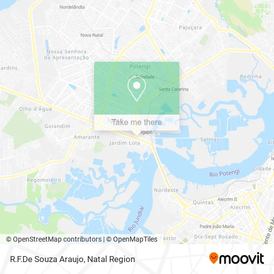 R.F.De Souza Araujo map