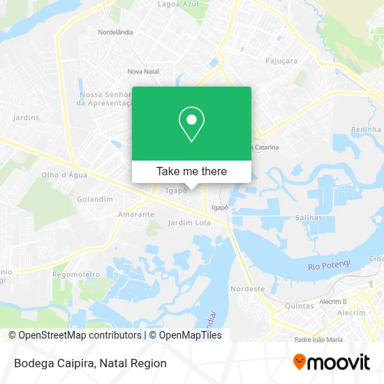Bodega Caipira map