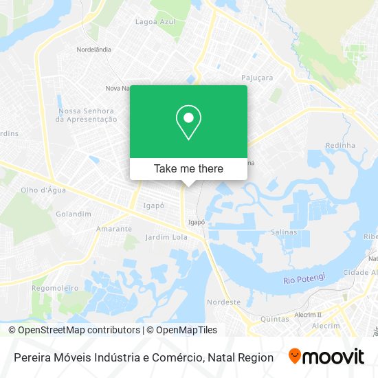 Pereira Móveis Indústria e Comércio map