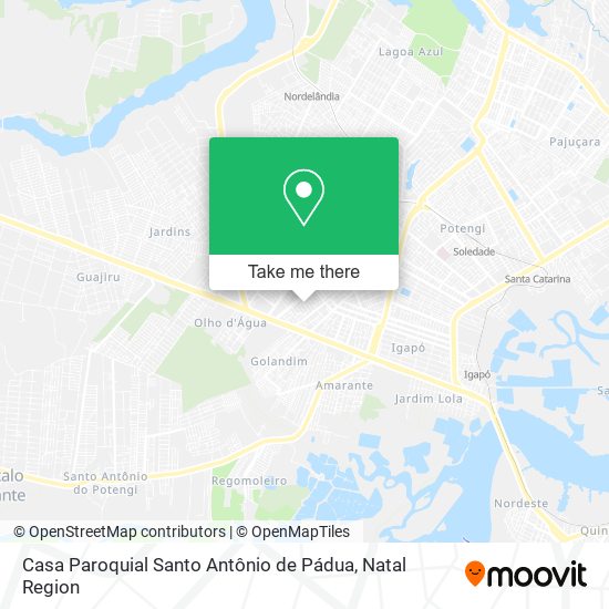 Casa Paroquial Santo Antônio de Pádua map