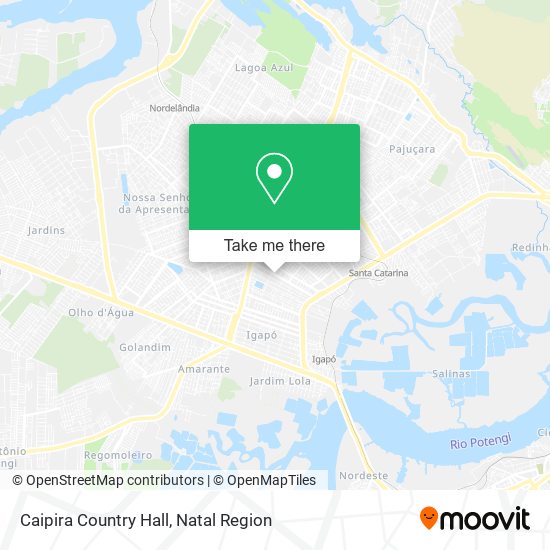 Caipira Country Hall map