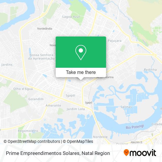 Prime Empreendimentos Solares map