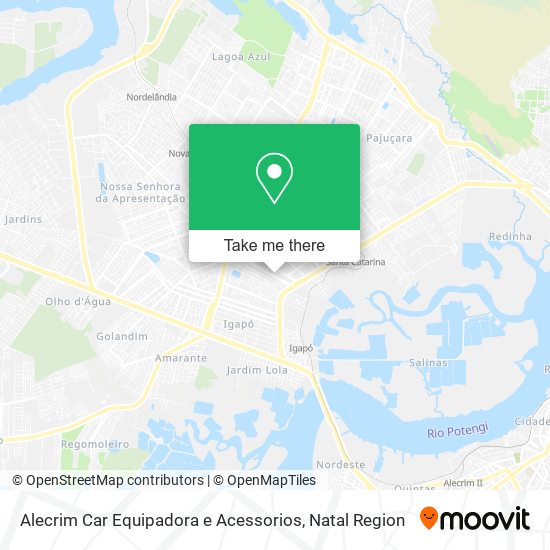 Alecrim Car Equipadora e Acessorios map